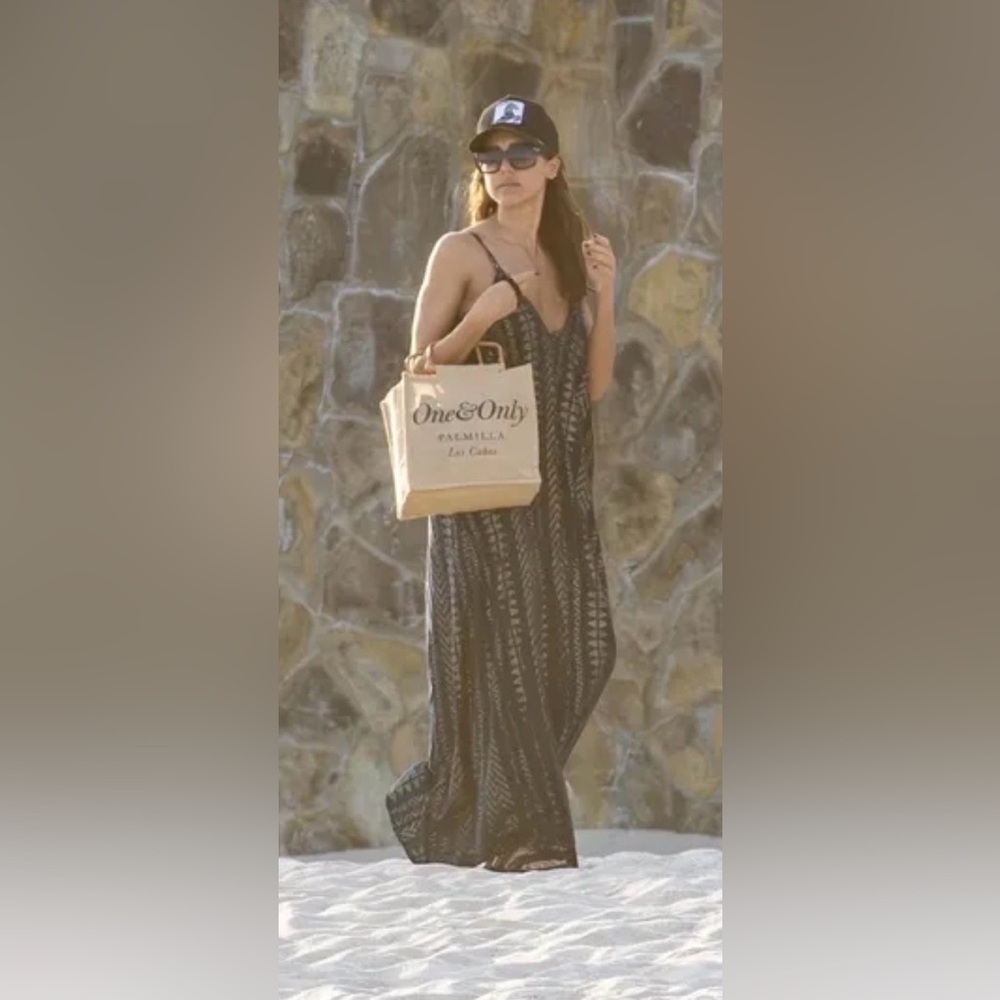 One&Only Palmilla Los Cabos Jute Tote Bag - Natural - Picture 2 of 5